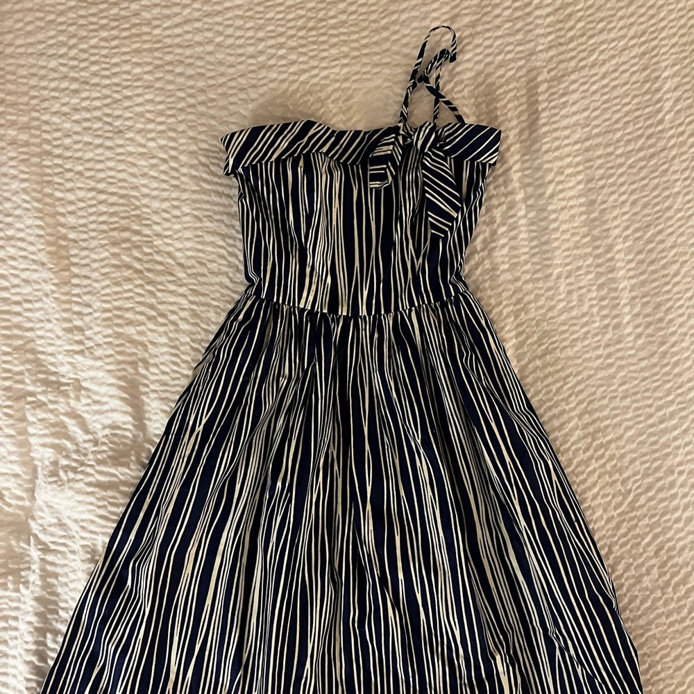 Vintage Blair Woolverton Structured Midi Dress
